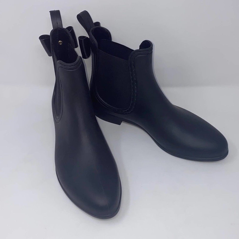 Catherine Malandrino Black Chelsea Rain Boots
